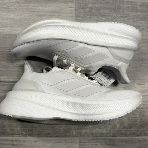 Adidas Ultraboost 5X Cloud White Core Black Shoes JH7252 Womens Size 6.5 Running - Picture 10 of 11